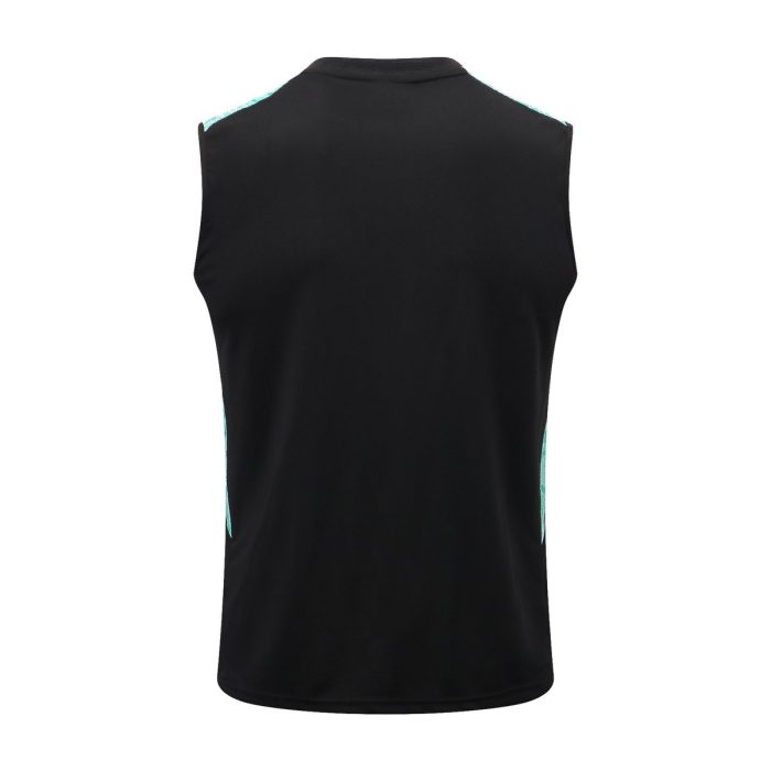 Real Madrid 22/23 Black Vest with Green Trim - 图片 8