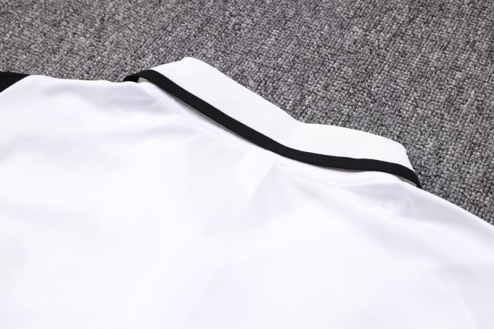 Real Madrid 23-24 White Polo Shirt - 图片 4