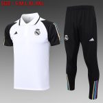 Real Madrid 23-24 White Polo Shirt - 图片 8