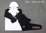 Real Madrid 23-24 Half-Zip Hoodie White - 图片 2