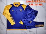 Real Madrid 23-24 Purple Half-Zip Jacket - 图片 9