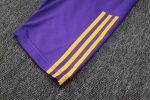 Real Madrid 23-24 Purple Short Sleeve Training Suit - 图片 3