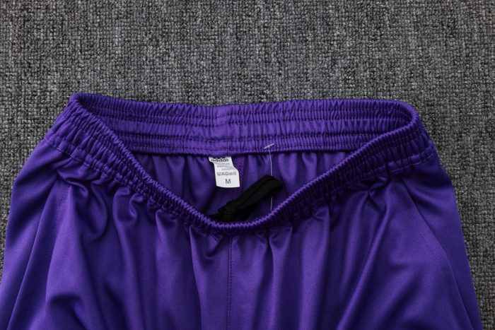 Real Madrid 23-24 Purple Short Sleeve Training Suit - 图片 4