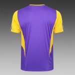 Real Madrid 23-24 Purple Short Sleeve Training Suit - 图片 8