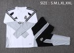 Real Madrid White Half-Zip Jacket - 图片 2