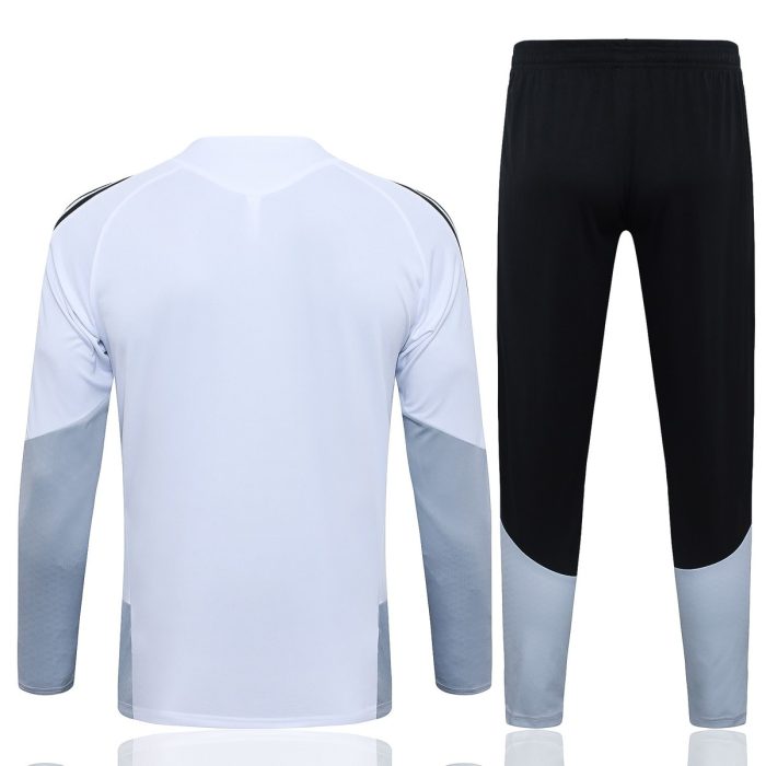 Real Madrid White Half-Zip Jacket - 图片 7
