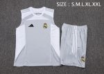 Real Madrid 25/26 Vest Grey White - 图片 2