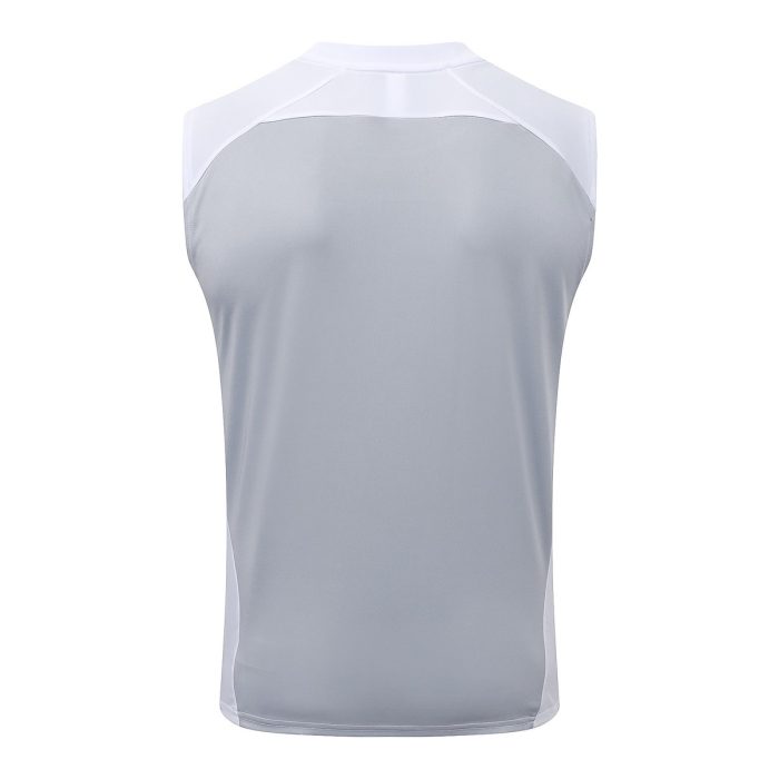 Real Madrid 25/26 Vest Grey White - 图片 7