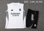 Real Madrid White Vest - 图片 2
