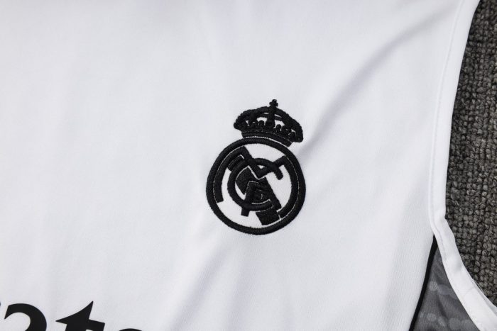 Real Madrid White Vest - 图片 6