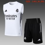 Real Madrid White Vest - 图片 8
