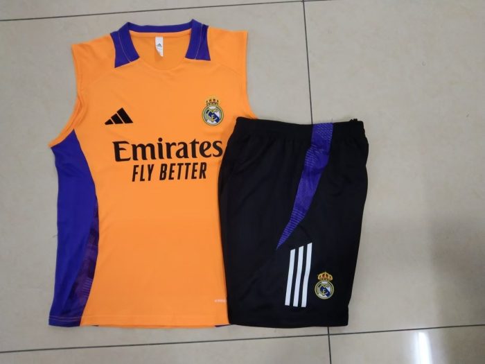 Real Madrid 24-25 Vest Orange - 图片 9