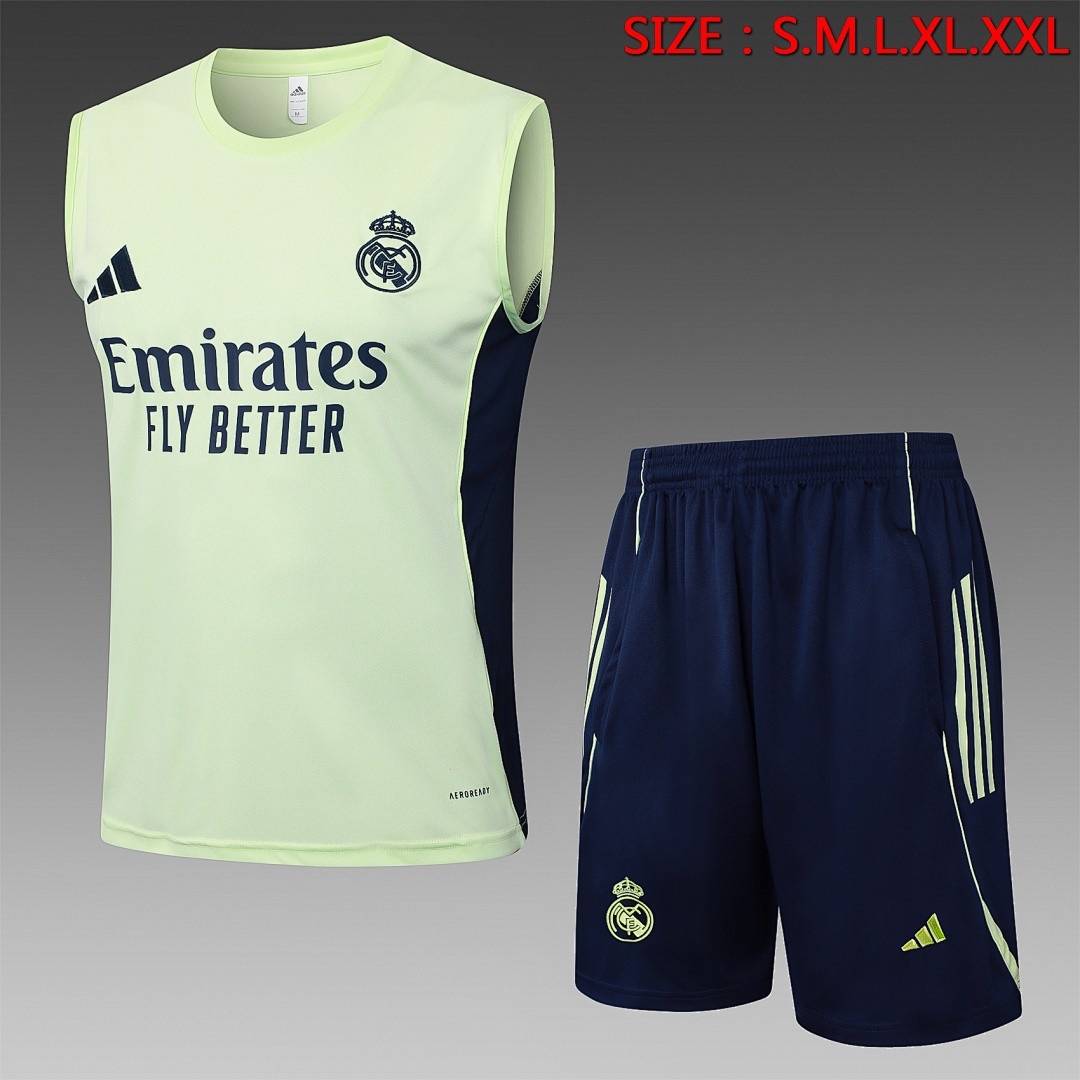 JER-5167_1 Real Madrid Light Green Vest - 图片 1
