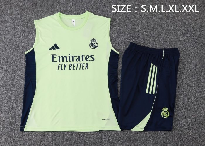 Real Madrid Light Green Vest - 图片 2