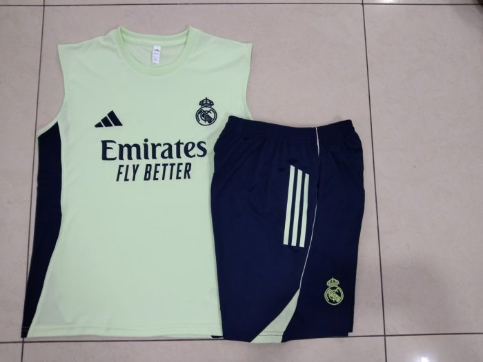 Real Madrid Light Green Vest - 图片 9