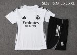 Real Madrid White Short Sleeve Training Suit - 图片 2