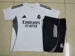 Real Madrid White Short Sleeve Training Suit - 图片 9