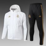 Real Madrid 19-20 White Windbreaker