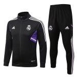 Real Madrid 22-23 Black Long Zip Jacket - 图片 3