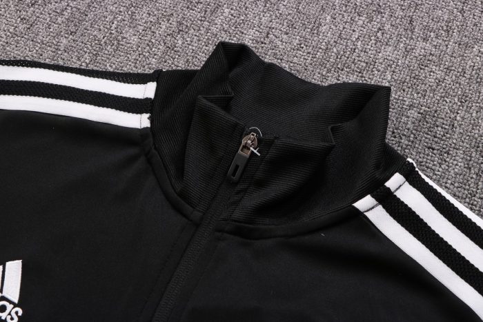 Real Madrid 22-23 Black Long Zip Jacket - 图片 5