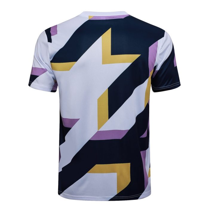 Real Madrid 23-24 White Short Sleeve Training Suit - 图片 7