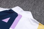 Real Madrid 23-24 Half Zip Jacket White (Spray Ink) - 图片 5