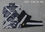 Real Madrid 23-24 Half Zip Jacket Black (Spray Ink) - 图片 2