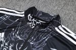 Real Madrid 23-24 Half Zip Jacket Black (Spray Ink) - 图片 6