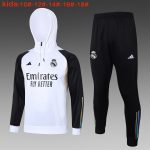 Real Madrid 23-24 Half-Zip Jacket White Kids