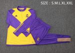Real Madrid 23-24 Yellow Half-Zip Jacket - 图片 2