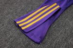 Real Madrid 23-24 Yellow Half-Zip Jacket - 图片 3