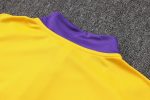 Real Madrid 23-24 Yellow Half-Zip Jacket - 图片 5