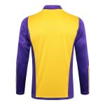 Real Madrid 23-24 Yellow Half-Zip Jacket - 图片 8