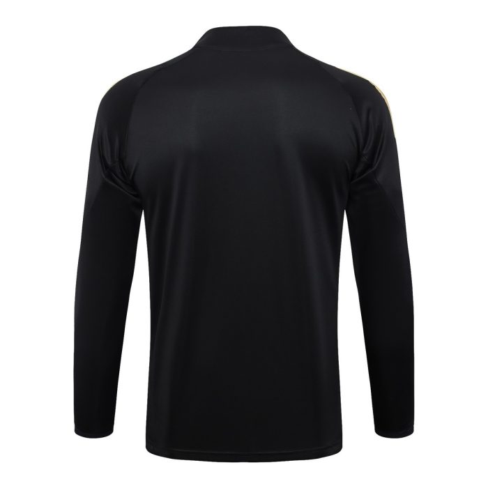 Real Madrid 24-25 Black Half-Zip Jacket - 图片 8