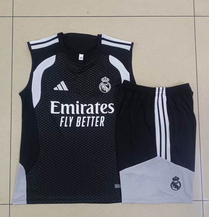 Real Madrid Black Vest - 图片 9