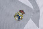 Real Madrid Grey White Short Sleeve Training Suit - 图片 6