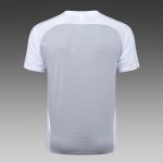 Real Madrid Grey White Short Sleeve Training Suit - 图片 8