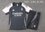 Real Madrid 24-25 Grey Short Sleeve Training Suit - 图片 2