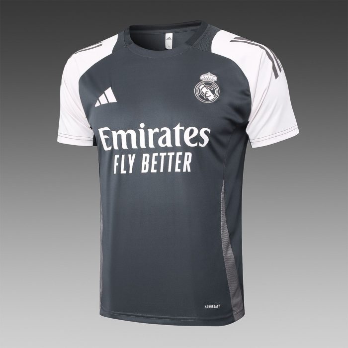 Real Madrid 24-25 Grey Short Sleeve Training Suit - 图片 9