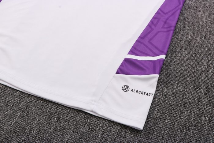 Real Madrid 22-23 White Short Sleeve Training Set - 图片 6
