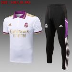 Real Madrid 22-23 White Polo