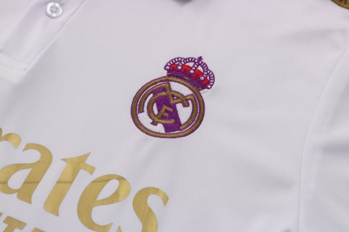 Real Madrid 22-23 White Polo - 图片 5