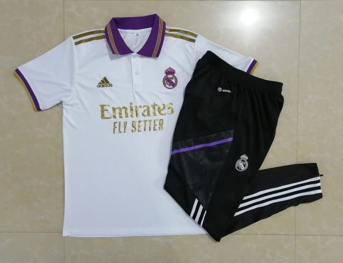 Real Madrid 22-23 White Polo - 图片 9
