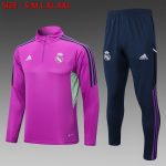 Real Madrid 22-23 Purple Half-Zip Jacket