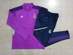 Real Madrid 22-23 Purple Half-Zip Jacket - 图片 9