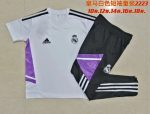 Real Madrid 22-23 White Kids Training T-Shirt - 图片 3