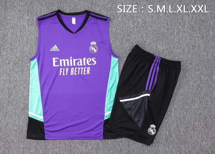 Real Madrid 23/24 Purple Vest - 图片 2