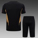 Real Madrid 23-24 Black Short Sleeve Training Suit - 图片 2