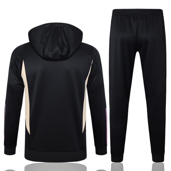 Real Madrid 23-24 Black Half-Zip Jacket - 图片 8