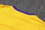 Real Madrid 23-24 Yellow Short Sleeve Training Suit - 图片 4